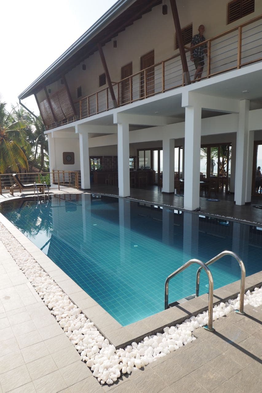 The Seascape hotel with infinity pool